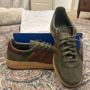 Adidas Spezial Olive and Maroon Suede Shoes